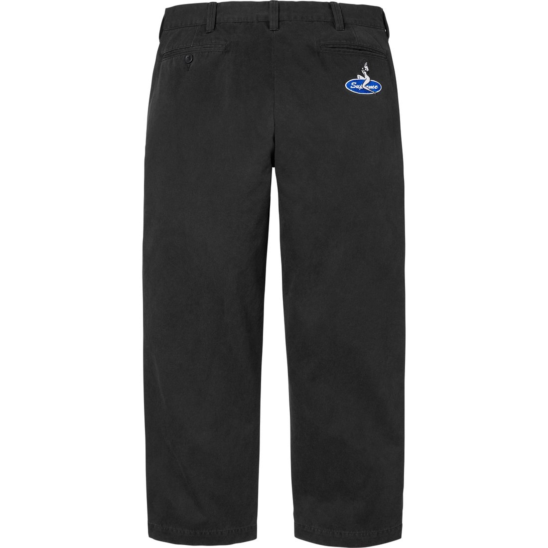 Supreme Chino Pant (SS25) - Black - $158