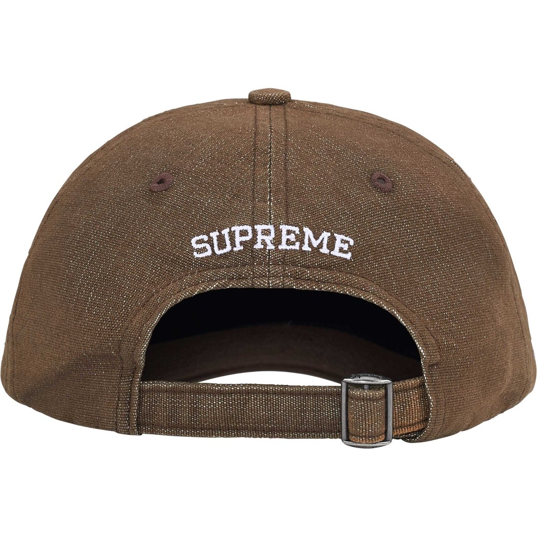 Supreme Cordura Denim S Logo 6-Panel (SS25) - Brown - $54