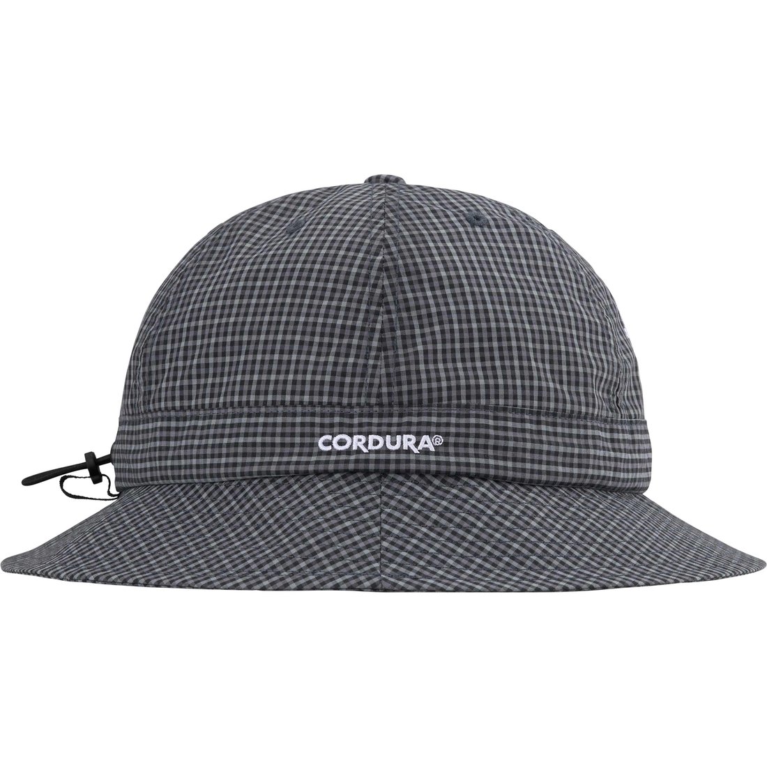 Supreme Cordura Plaid Bell Hat (SS25) - Black - $58