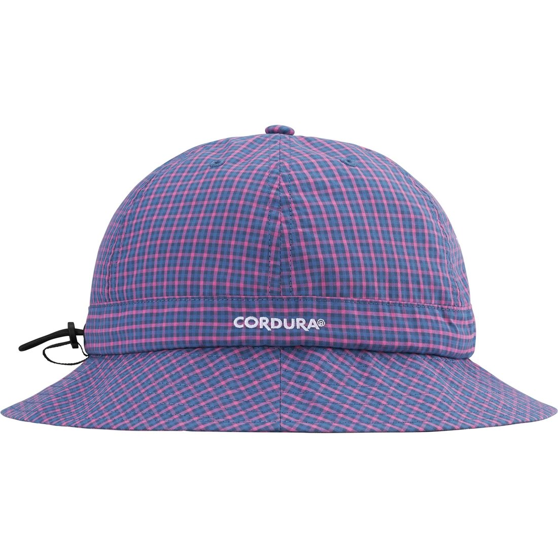 Supreme Cordura Plaid Bell Hat (SS25) - Blue - $58