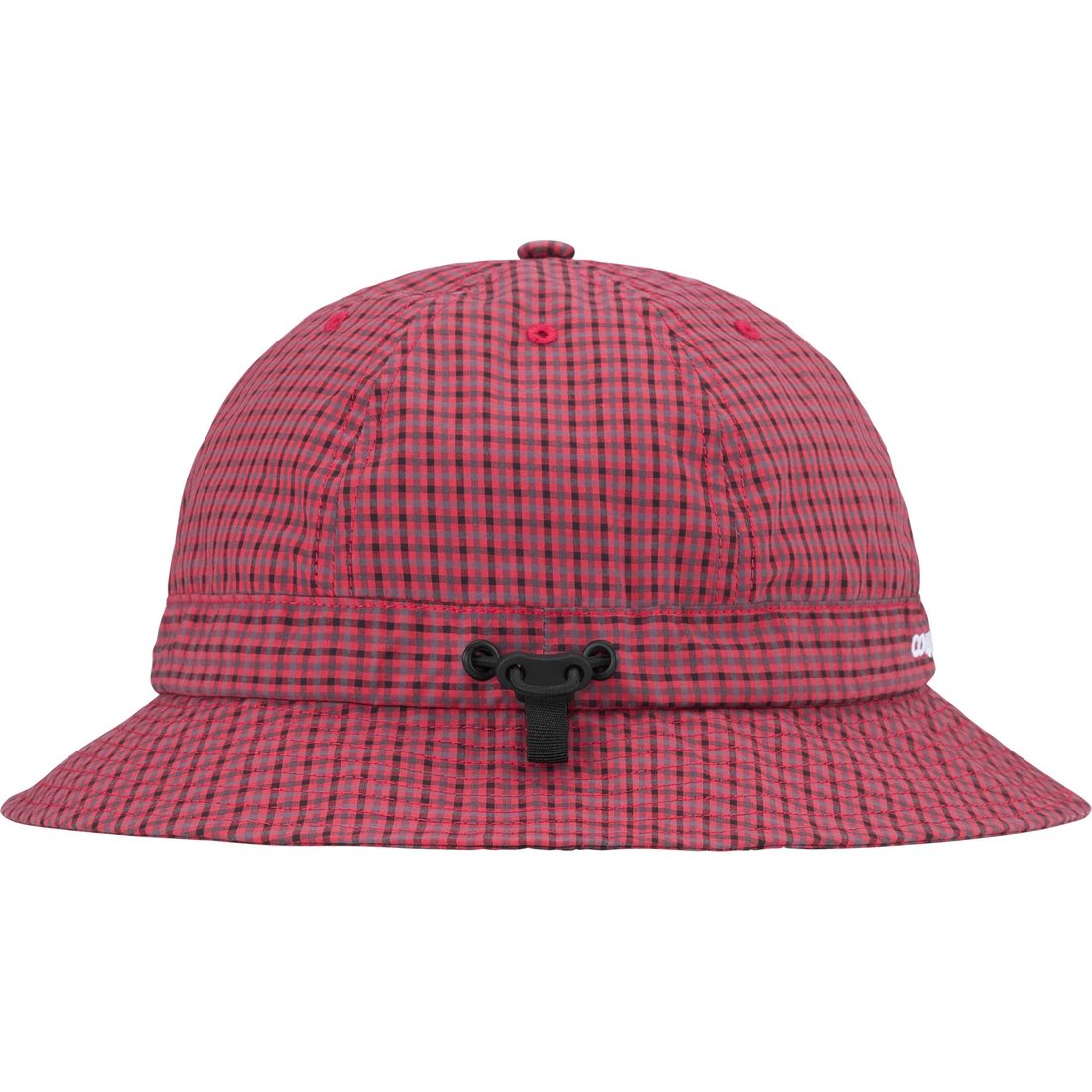 Supreme Cordura Plaid Bell Hat (SS25) - Red - $58