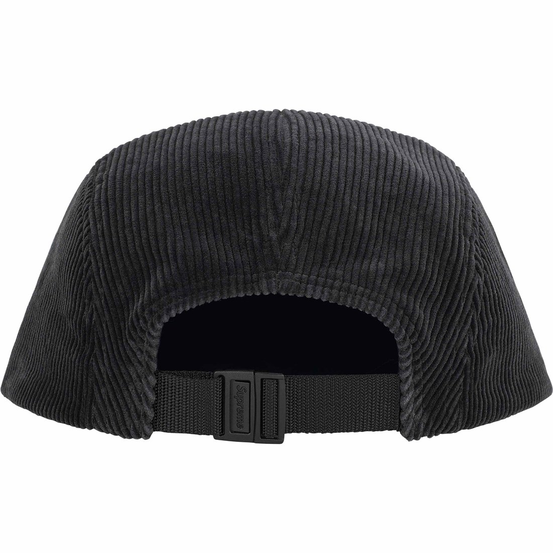 Supreme Corduroy Camp Cap (SS25) - Black - $48