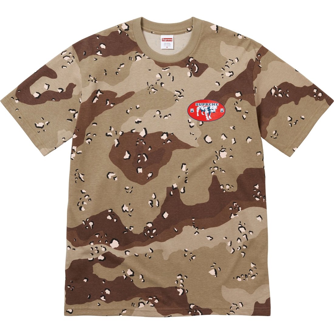 Supreme Dalmatian Tee (SS25) - Chocolate Chip Camo - $40