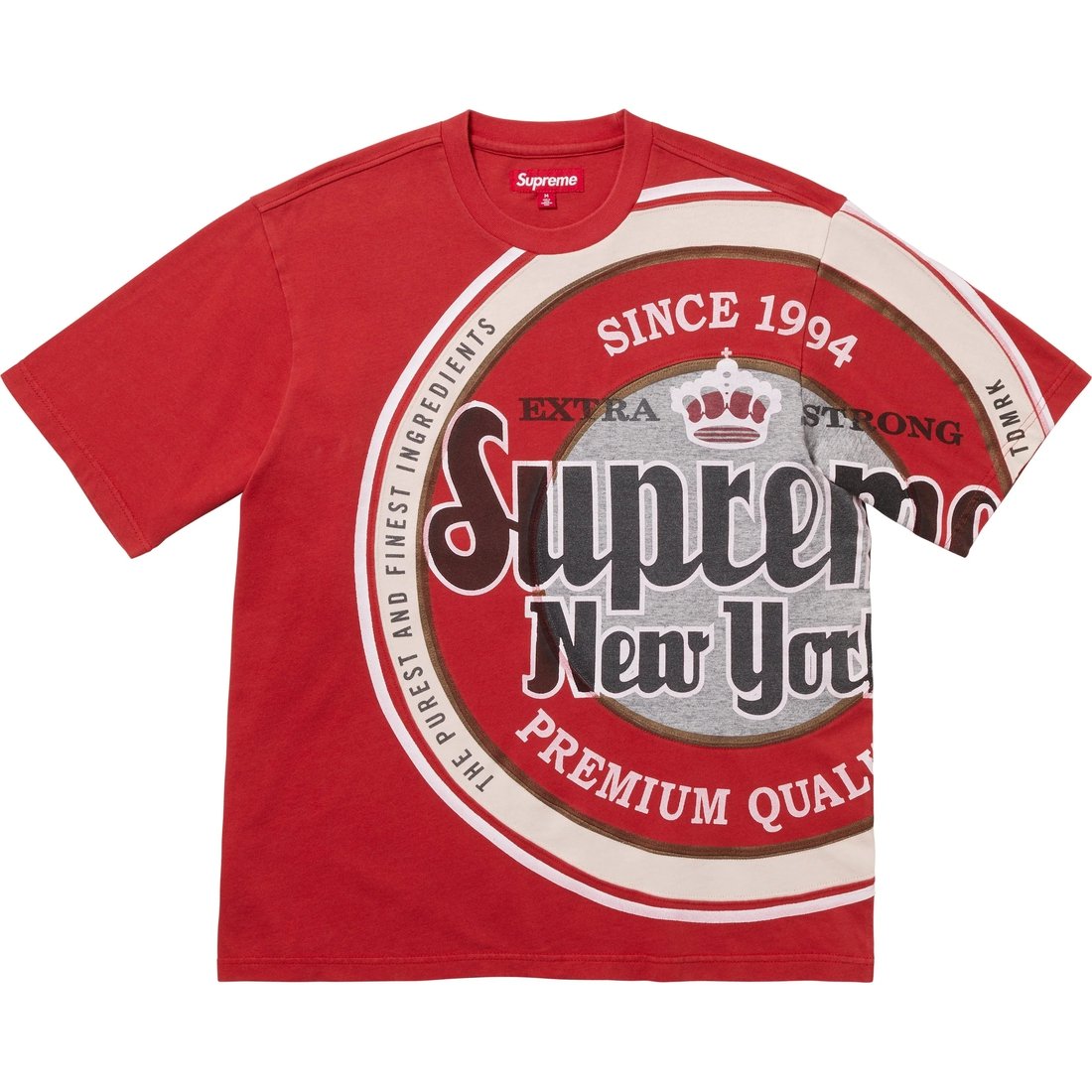 Supreme Lager S S Top (SS25) - Red - $98