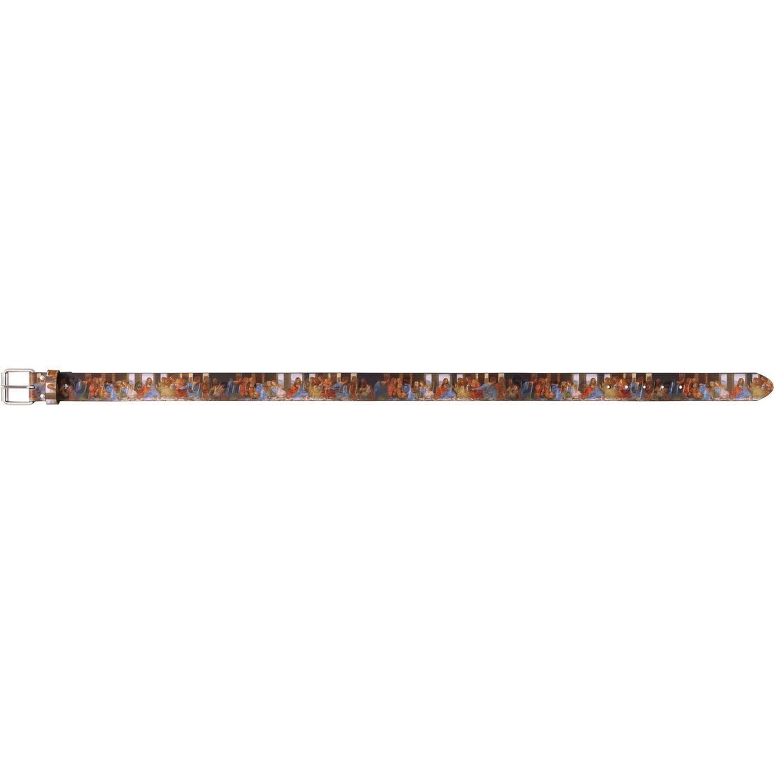 Supreme Last Supper Leather Belt (SS25) - Multicolor - $148