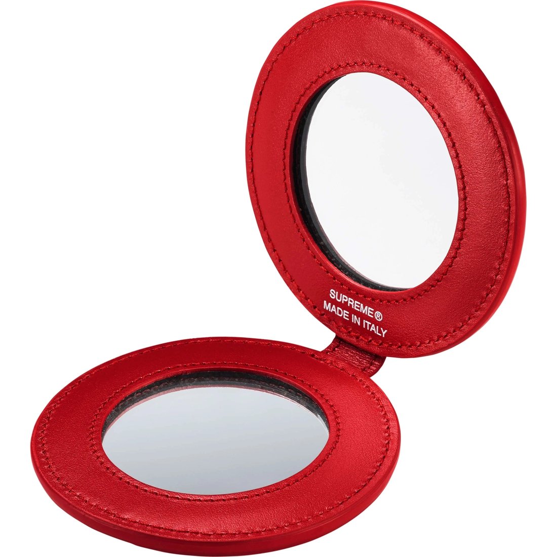 Supreme Leather Pocket Mirror (SS25) - Red - $110