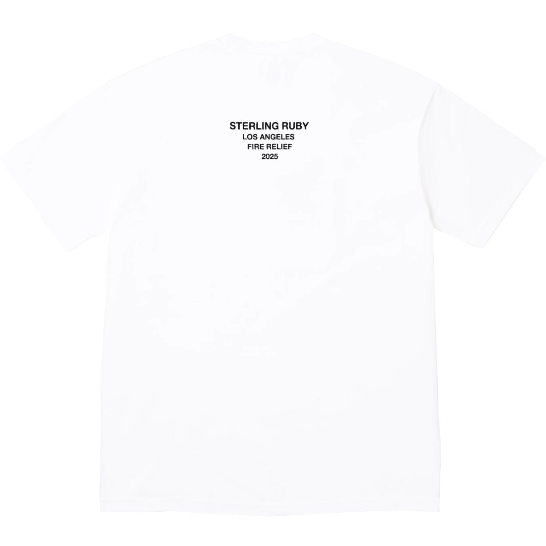 Supreme Los Angeles Fire Relief Box Logo Tee (SS25) - White - $54