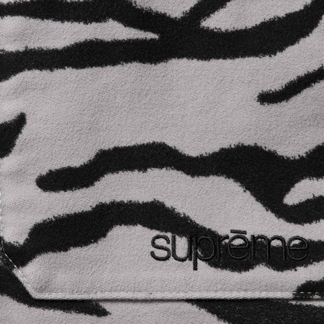 Supreme Moleskin Work Jacket (SS25) - Zebra - $238