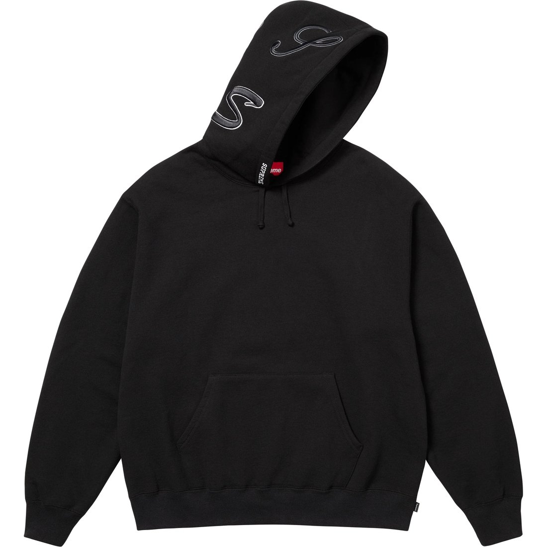 Supreme Multi S Logo Hooded Sweatshirt (SS25) - Black - $168
