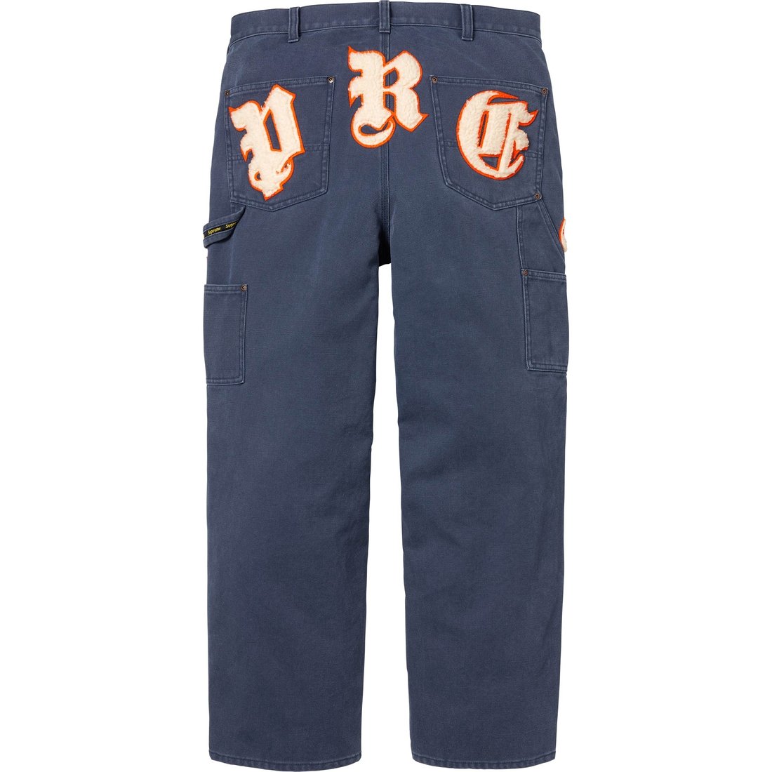 Supreme Old English Canvas Double Knee Painter Pant (SS25) - Navy - $198