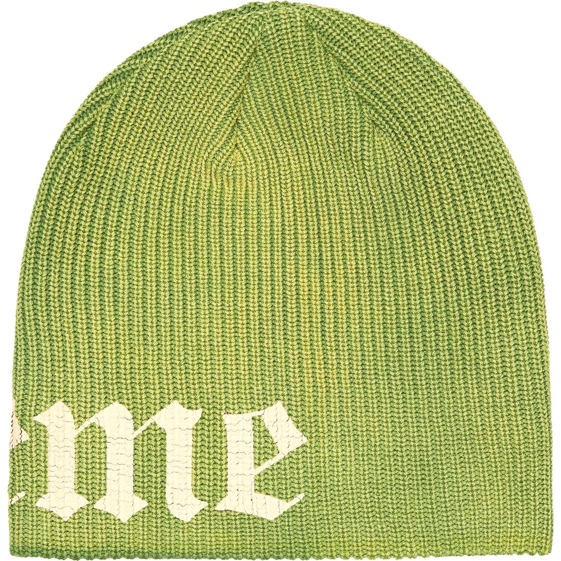 Supreme Old English Printed Beanie (SS25) - Green - $40