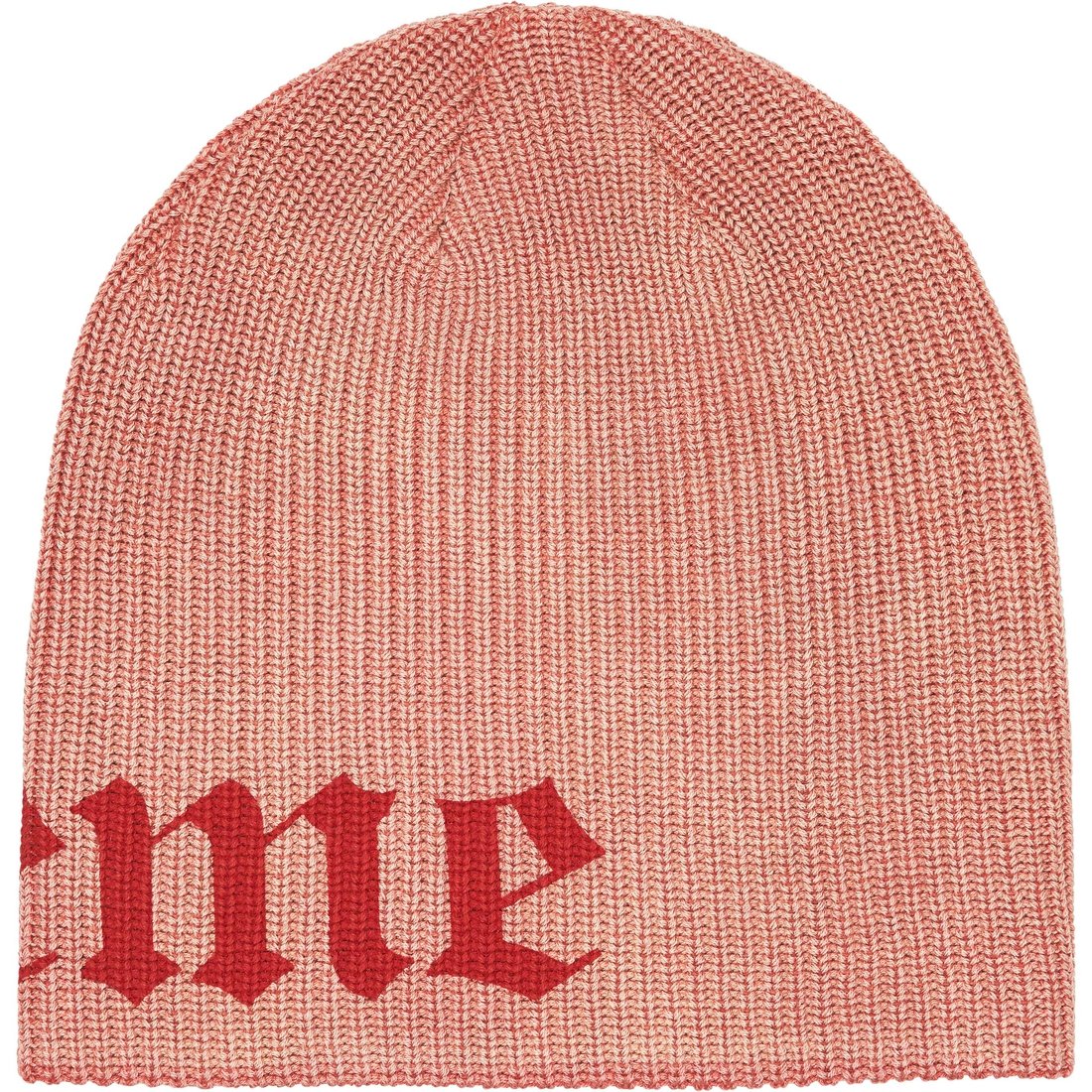 Supreme Old English Printed Beanie (SS25) - Pale Red - $40