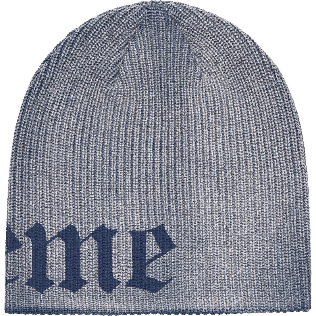 Supreme Old English Printed Beanie (SS25) - Slate - $40