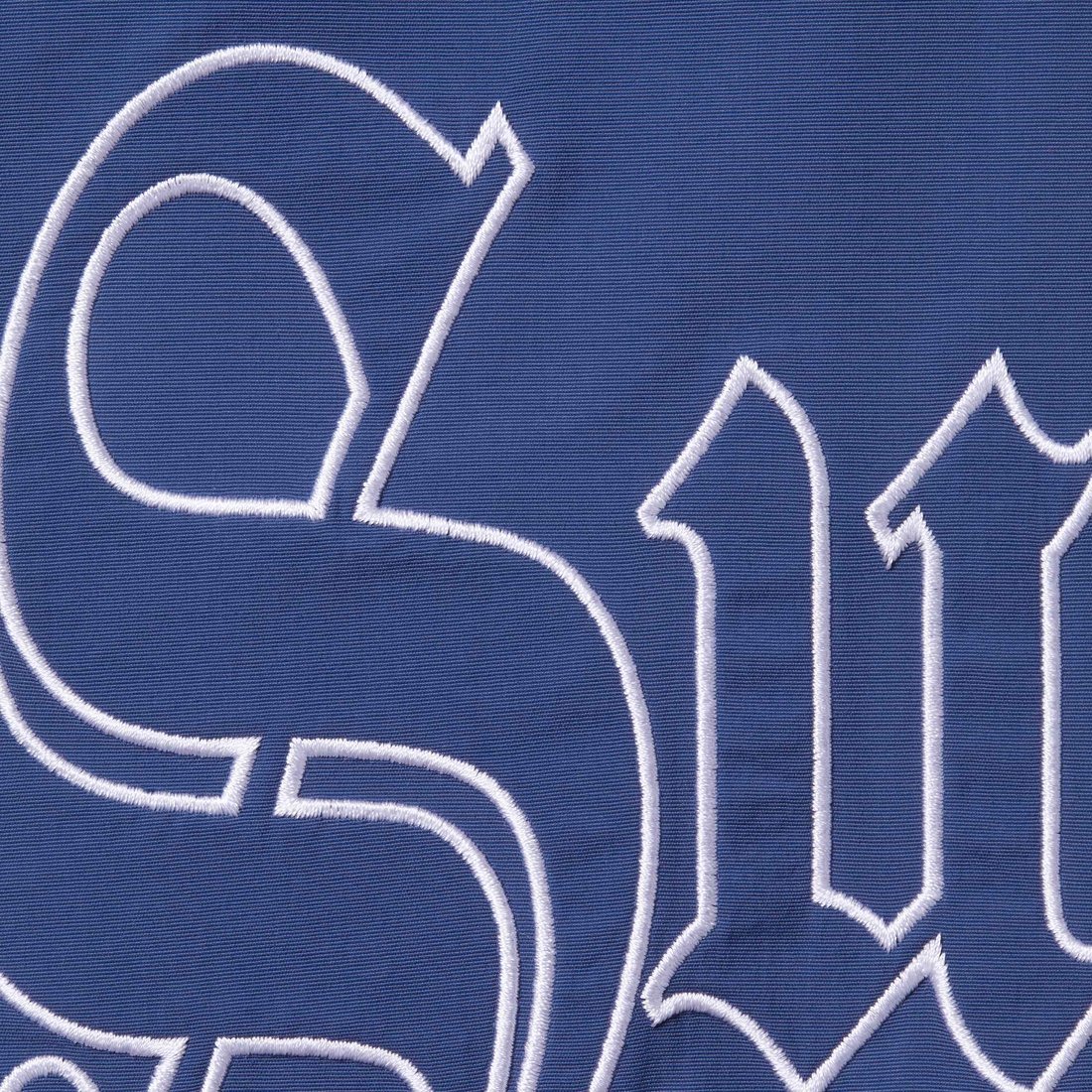 Supreme Old English Track Jacket (SS25) - Light Navy - $178