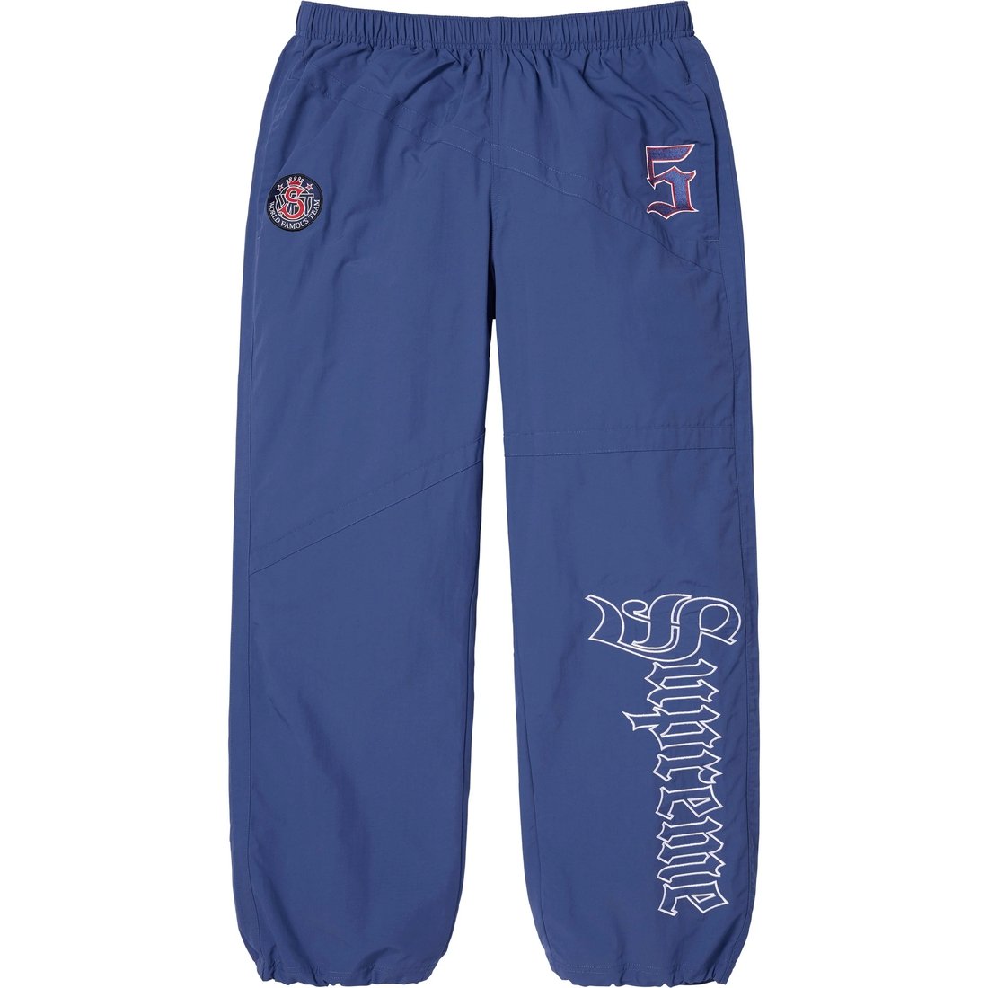 Supreme Old English Track Pant (SS25) - Light Navy - $148