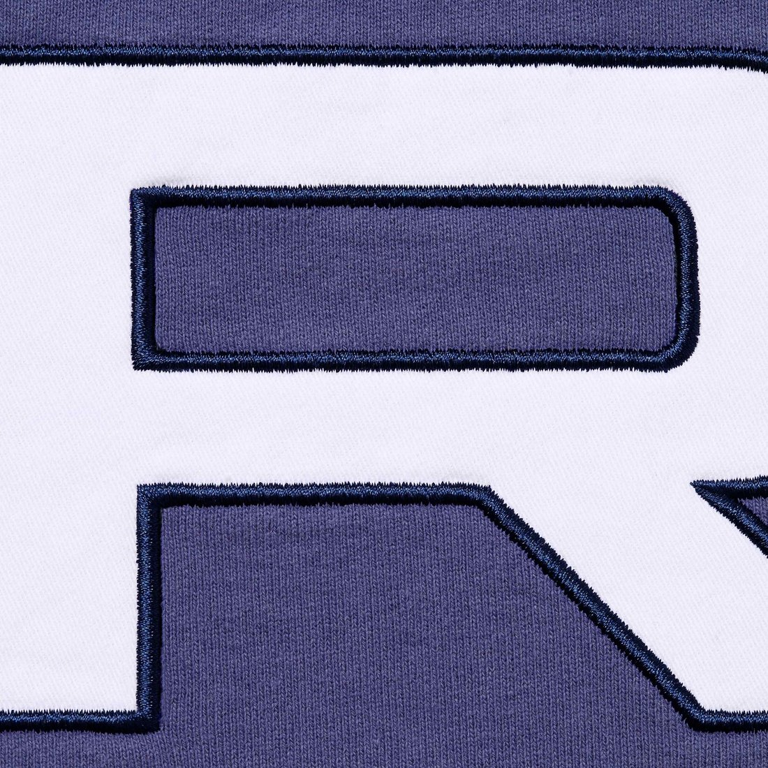 Supreme Paneled Hooded Sweatshirt (SS25) - Washed Navy - $168