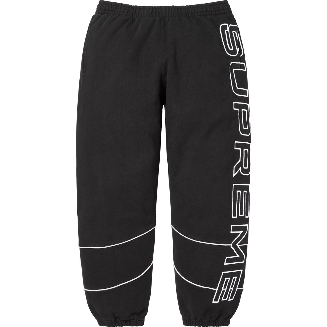 Supreme Paneled Sweatpant (SS25) - Black - $168