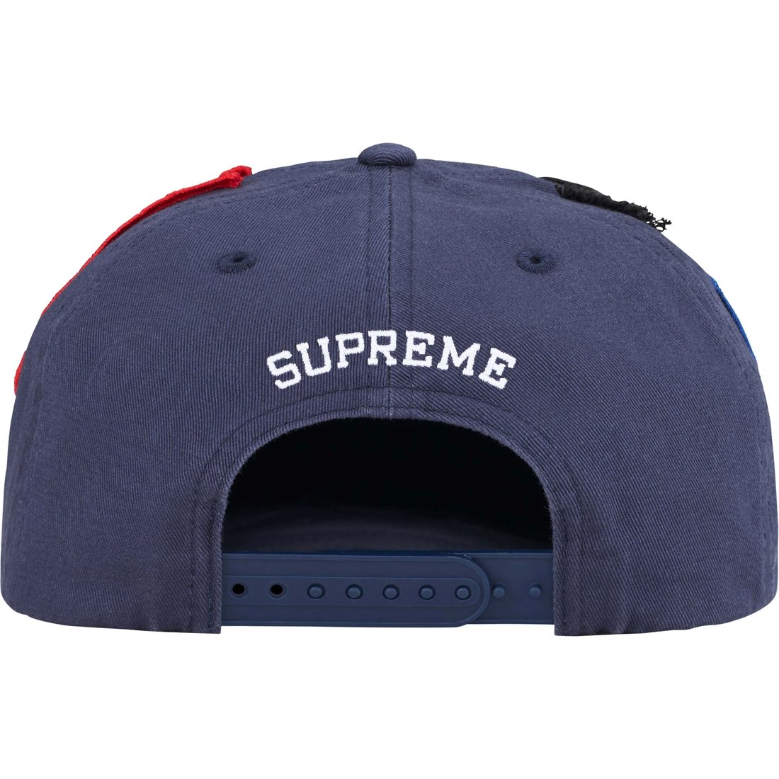 Supreme Patches 6-Panel (SS25) - Navy - $88