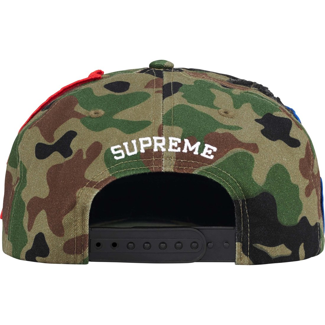 Supreme Patches 6-Panel (SS25) - Olive Camo - $88