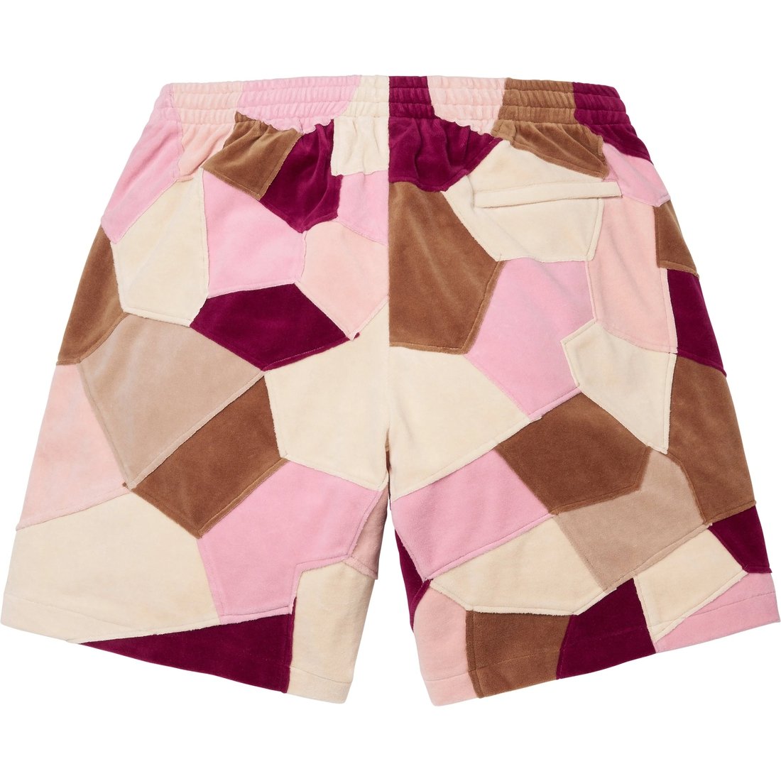 Supreme Patchwork Velour Short (SS25) - Tan - $138