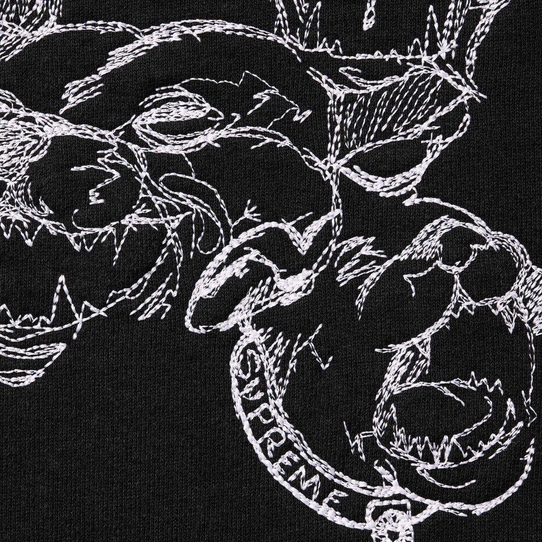 Supreme Pitbulls Embroidered Sweatpant (SS25) - Black - $158