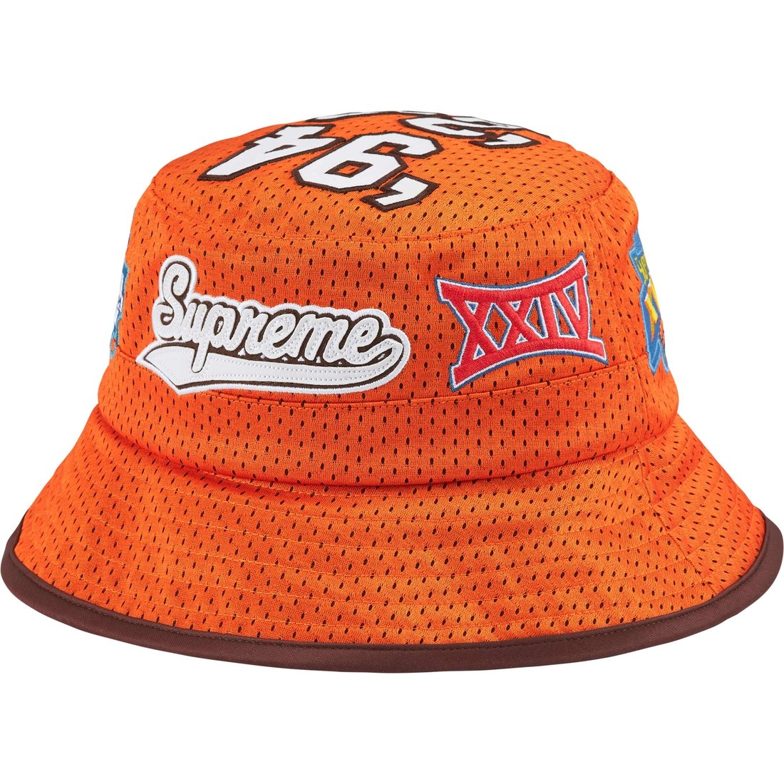 Supreme Playoffs Mesh Crusher (SS25) - Orange - $60