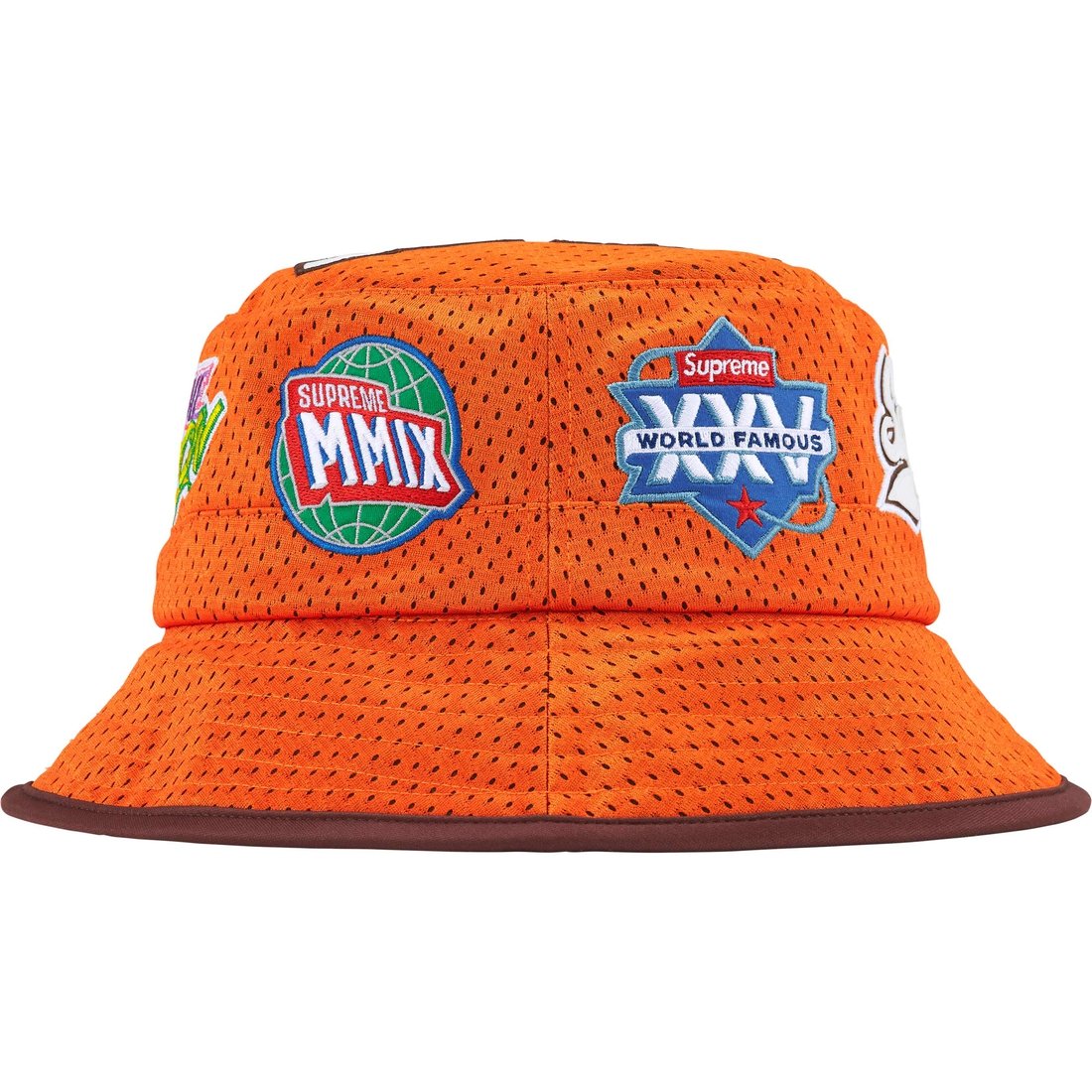 Supreme Playoffs Mesh Crusher (SS25) - Orange - $60