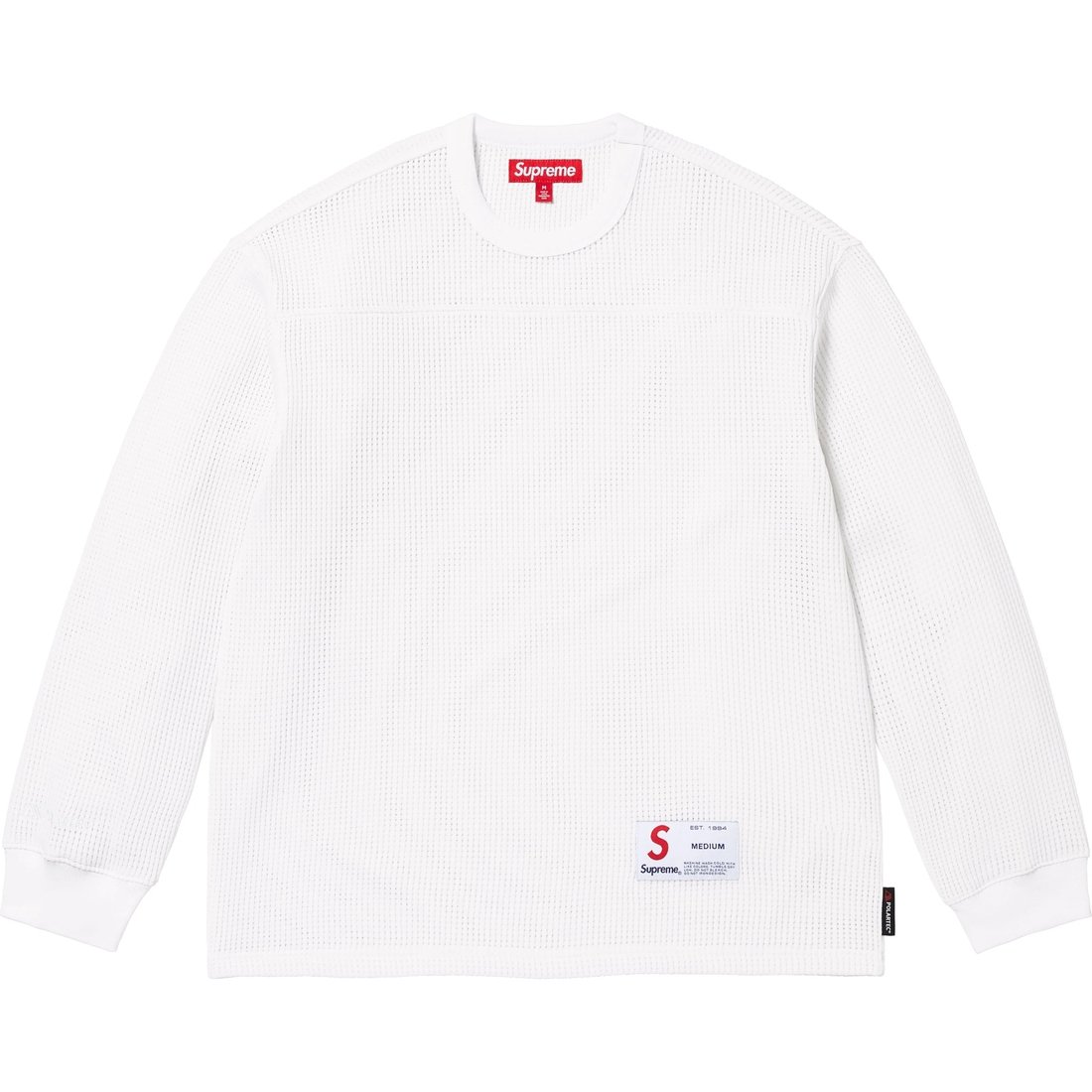 Supreme Polartec Mesh L S Football Top (SS25) - White - $118