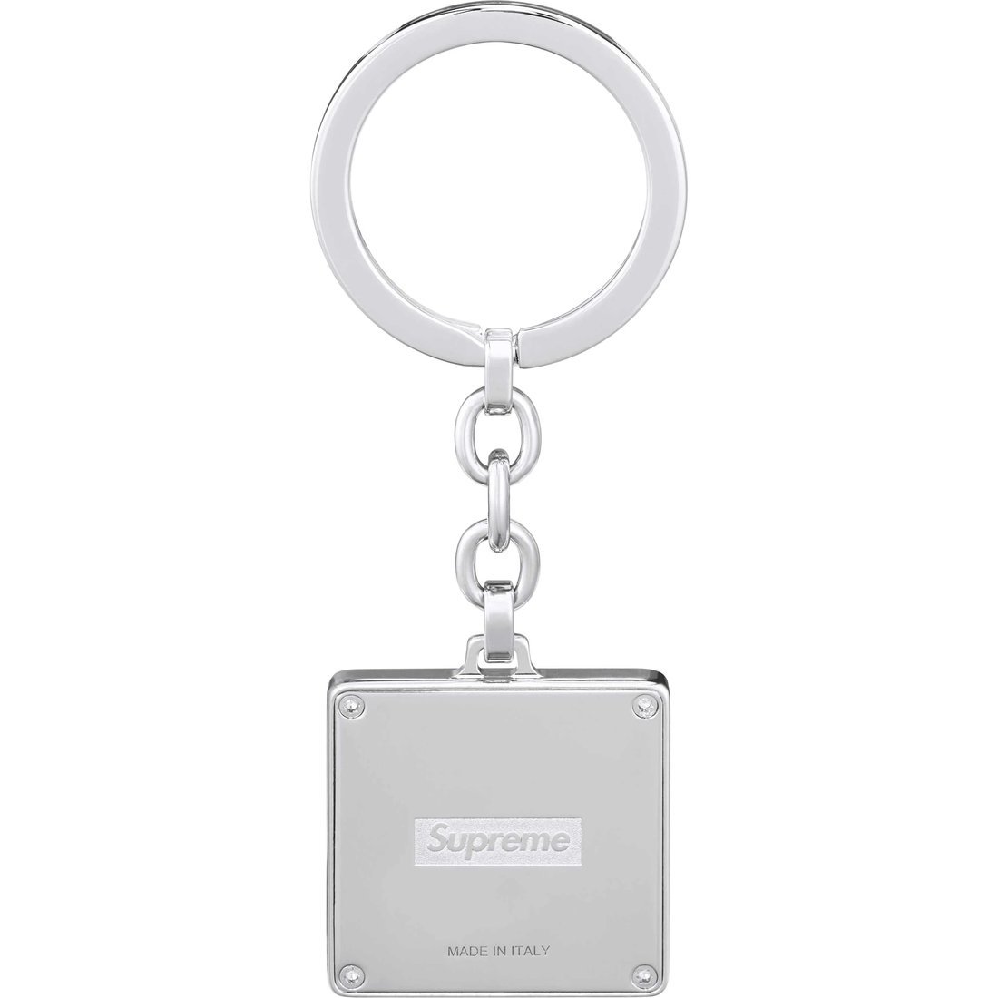 Supreme Puzzle Keychain (SS25) - Silver - $58