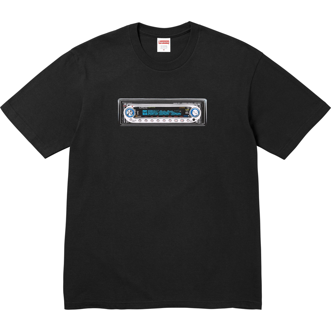 Supreme Receiver Tee (SS25) - Black - $44