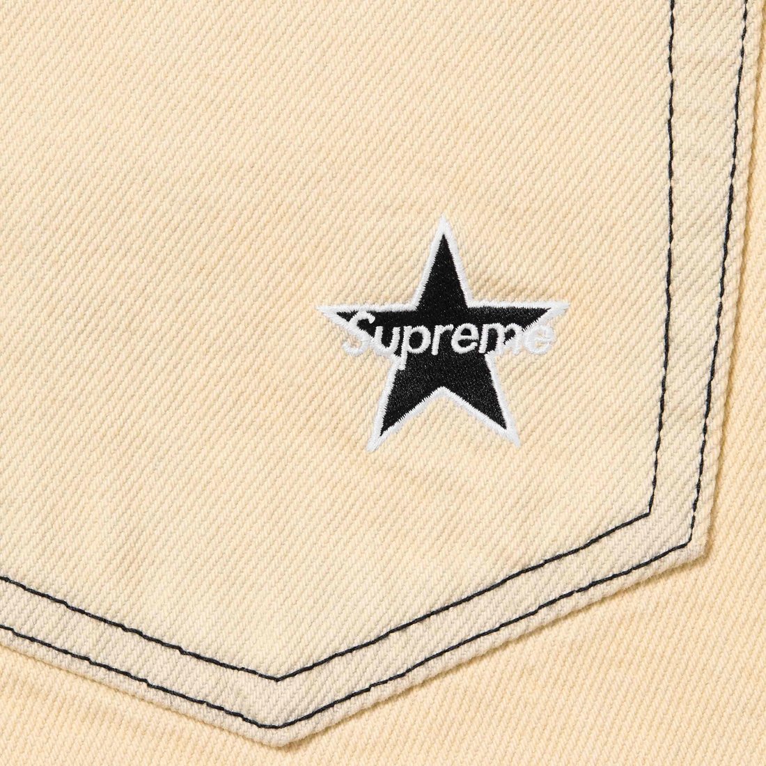 Supreme Regular Jean (SS25) - Bleached - $158