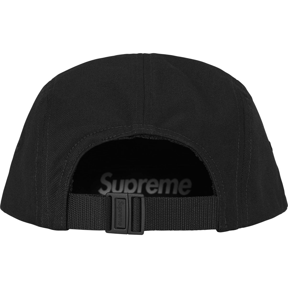 Supreme Reversible Terry Camp Cap (SS25) - Black - $54