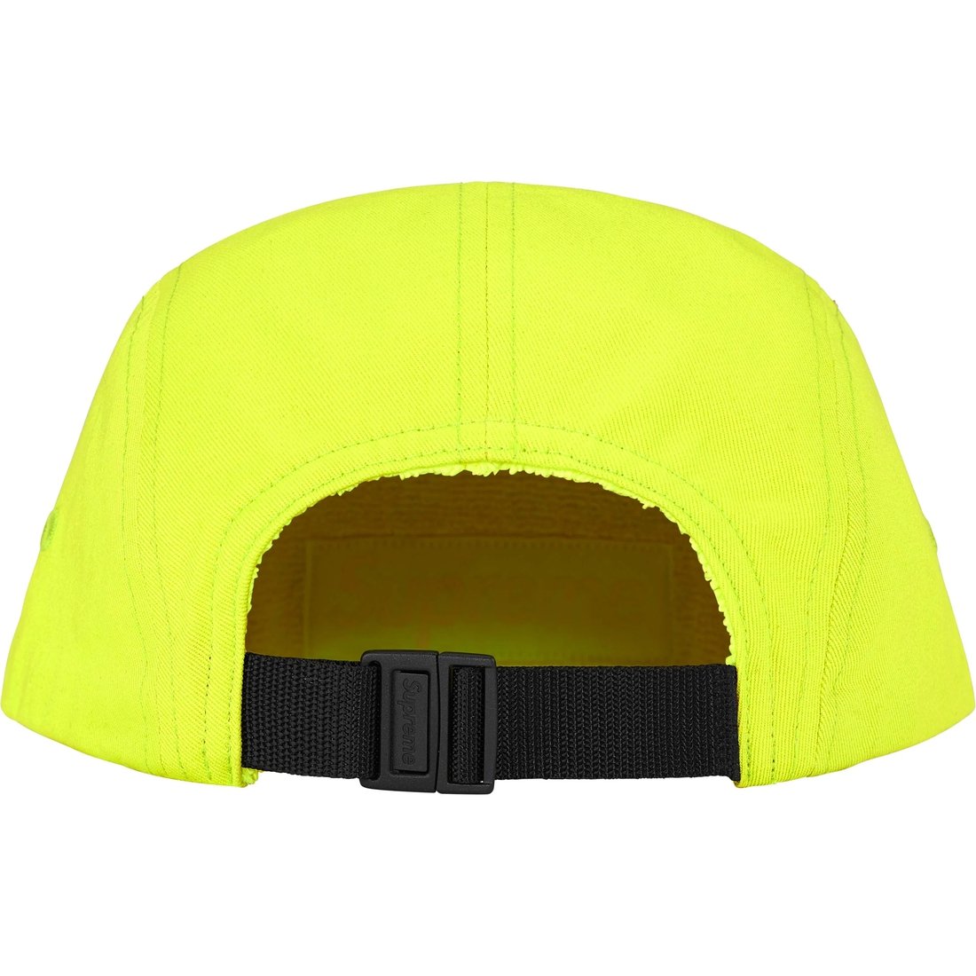 Supreme Reversible Terry Camp Cap (SS25) - Fluorescent Yellow - $54