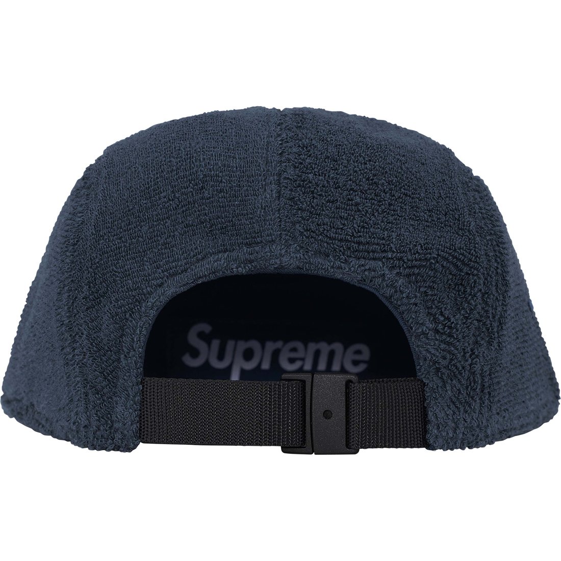 Supreme Reversible Terry Camp Cap (SS25) - Navy - $54