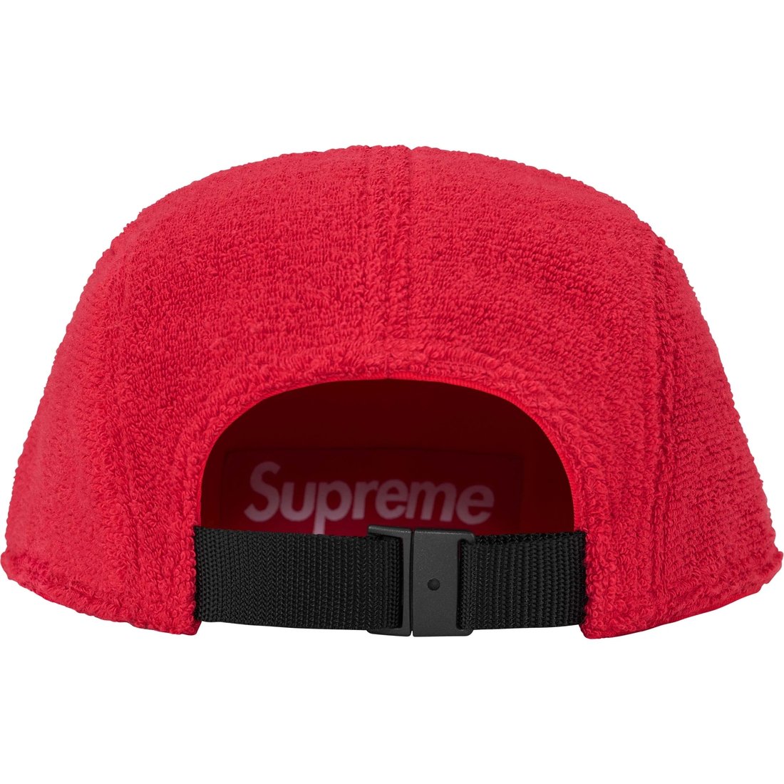 Supreme Reversible Terry Camp Cap (SS25) - Red - $54
