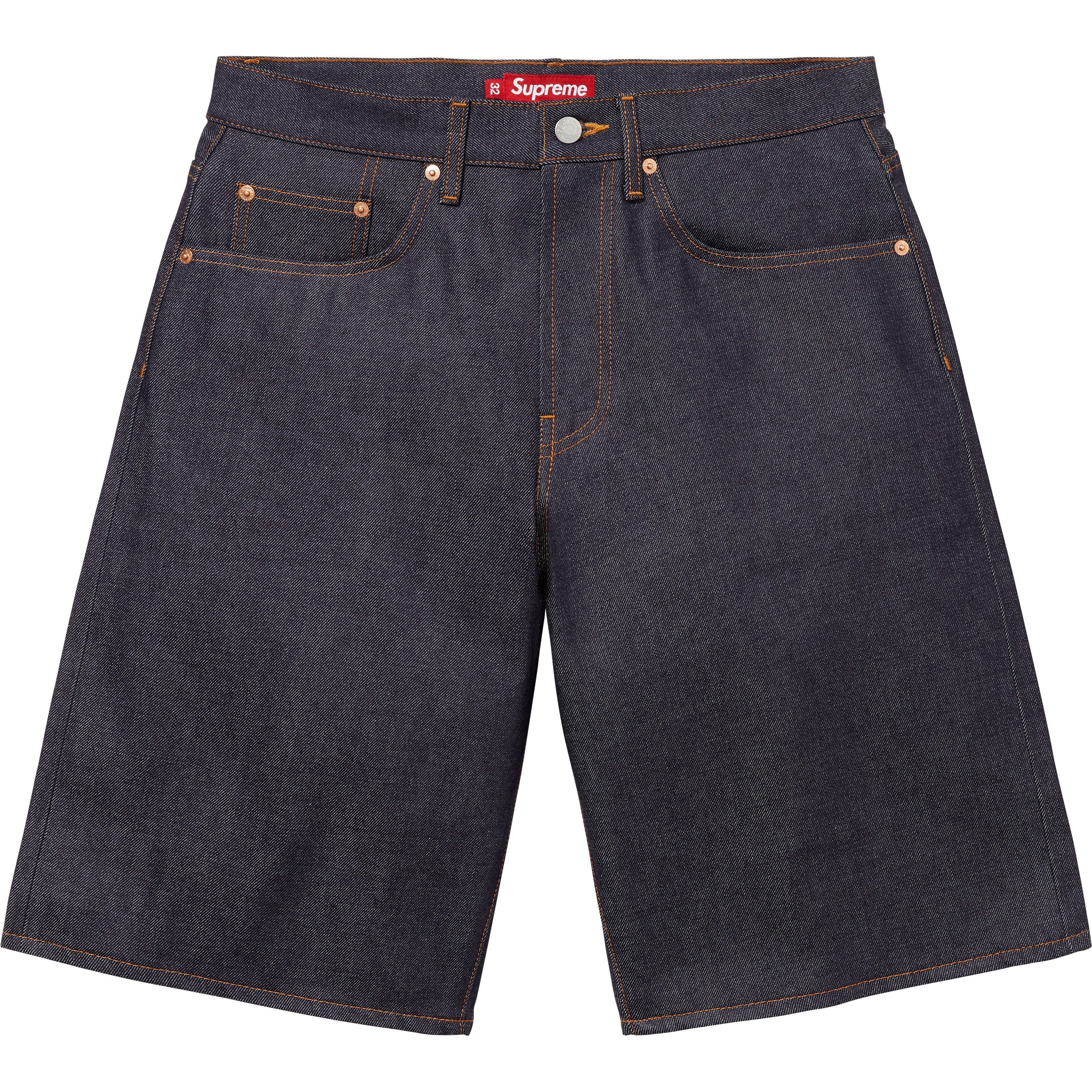 Supreme Rigid Baggy Selvedge Denim Short (SS25) - $168