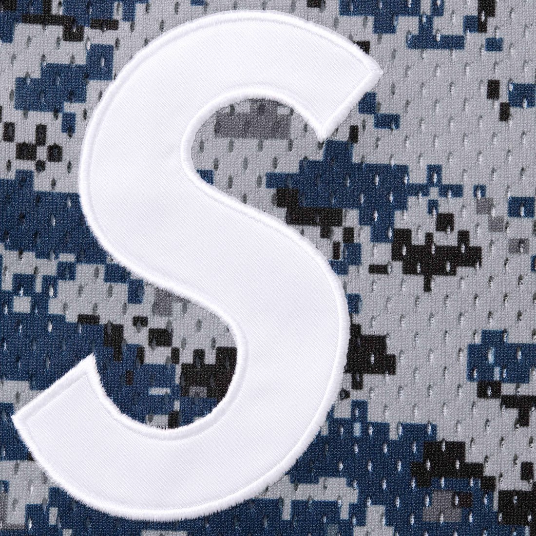 Supreme S Logo Baseball Henley (SS25) - Digi Camo - $118