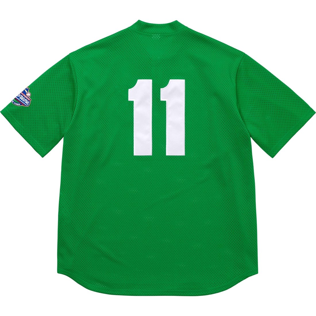 Supreme S Logo Baseball Henley (SS25) - Green - $118