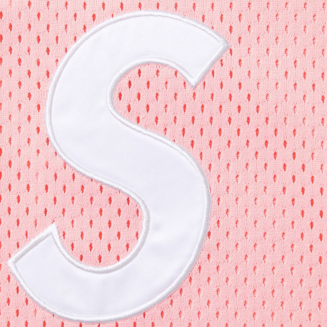 Supreme S Logo Baseball Henley (SS25) - Pink - $118