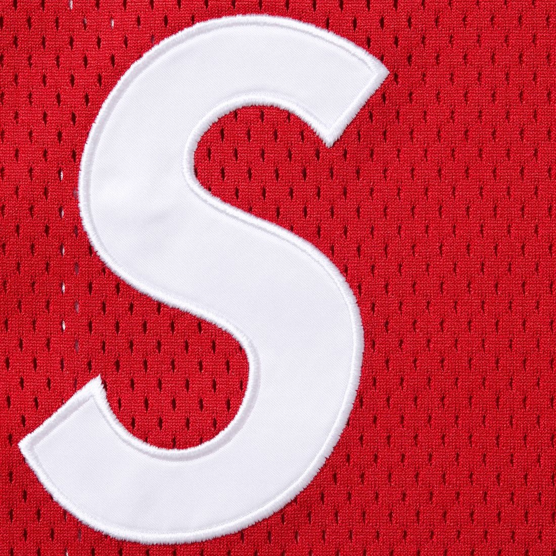 Supreme S Logo Baseball Henley (SS25) - Red - $118