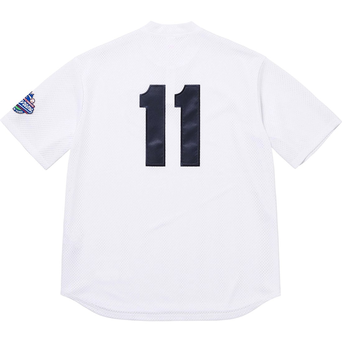Supreme S Logo Baseball Henley (SS25) - White - $118