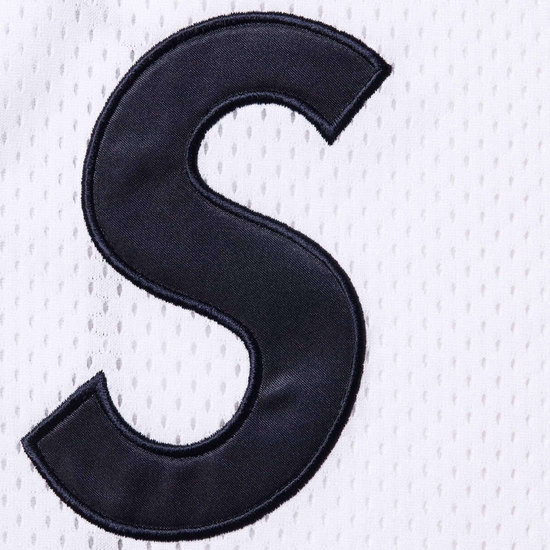 Supreme S Logo Baseball Henley (SS25) - White - $118
