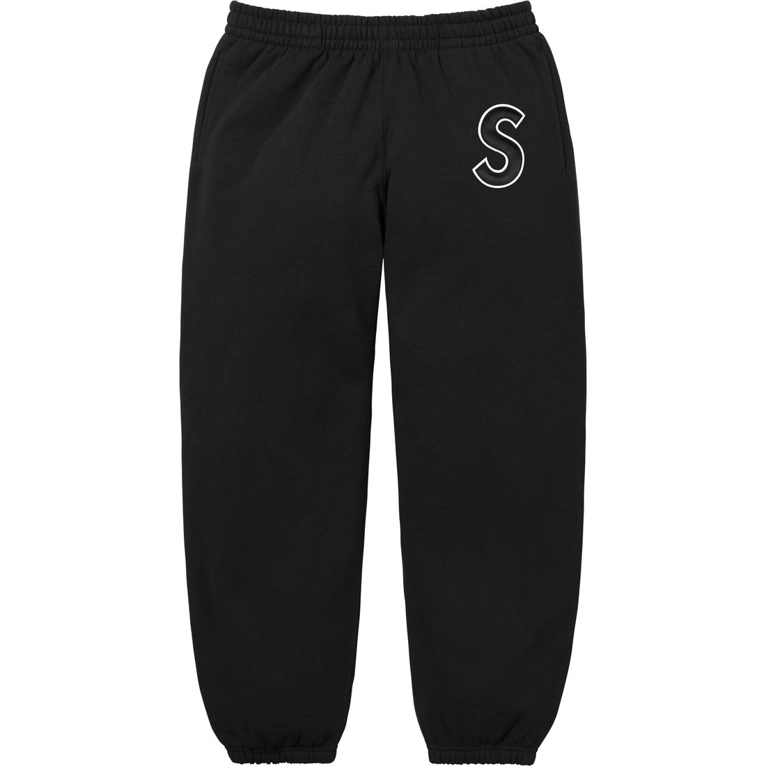 Supreme S Logo Sweatpant (SS25) - Black - $158