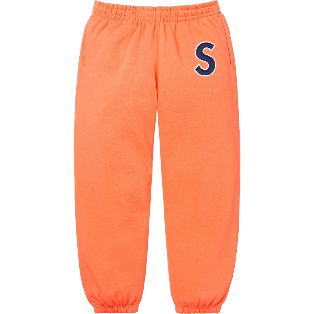 Supreme S Logo Sweatpant (SS25) - Light Orange - $158