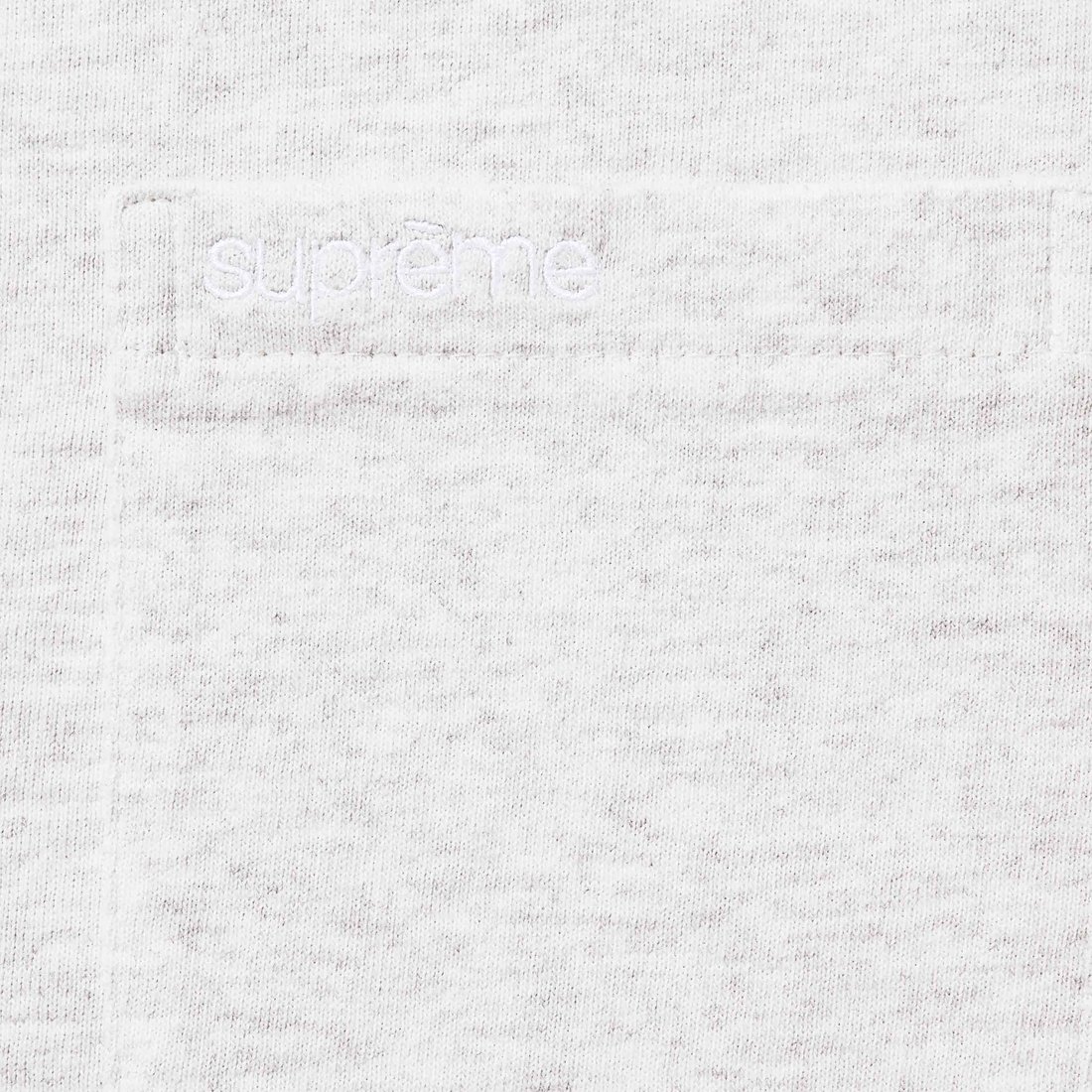 Supreme S S Pocket Tee (SS25) - Ash Grey - $60