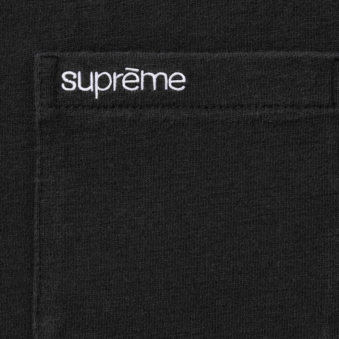 Supreme S S Pocket Tee (SS25) - Black - $60