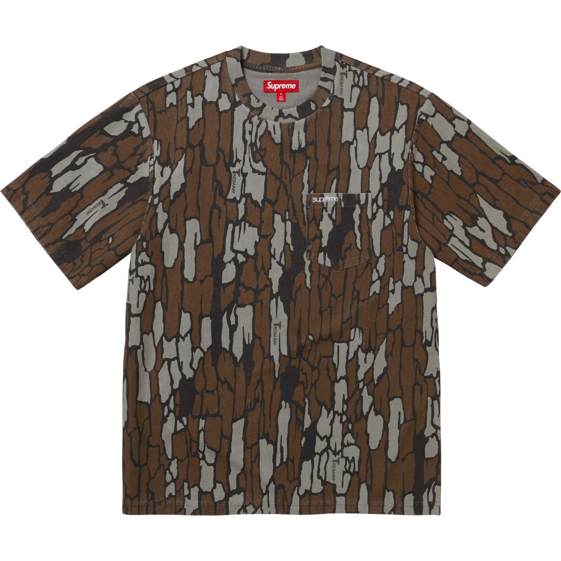 Supreme S S Pocket Tee (SS25) - Mossy Oak® Trebark® Camo - $60