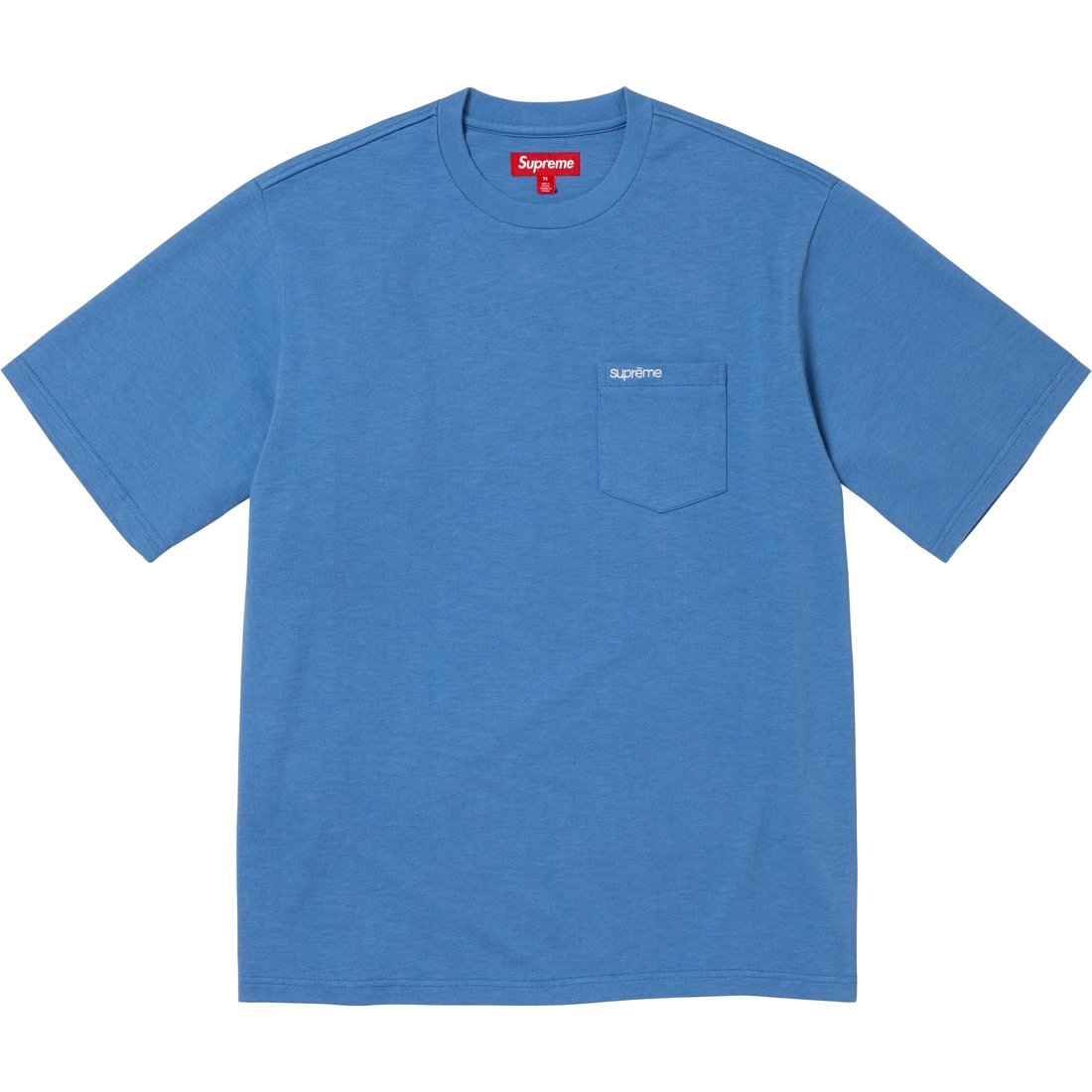 Supreme S S Pocket Tee (SS25) - Pale Royal - $60
