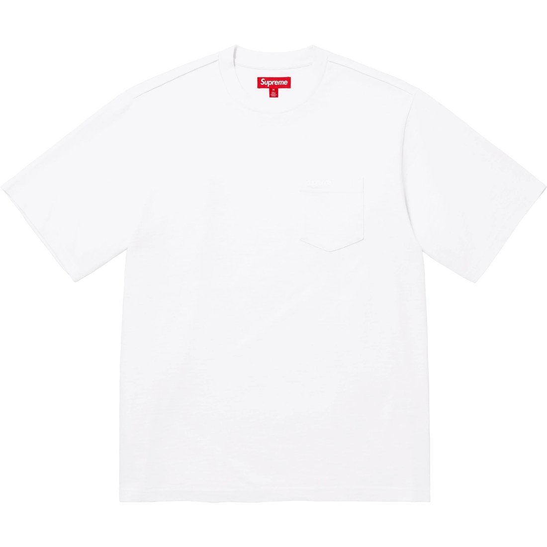Supreme S S Pocket Tee (SS25) - White - $60