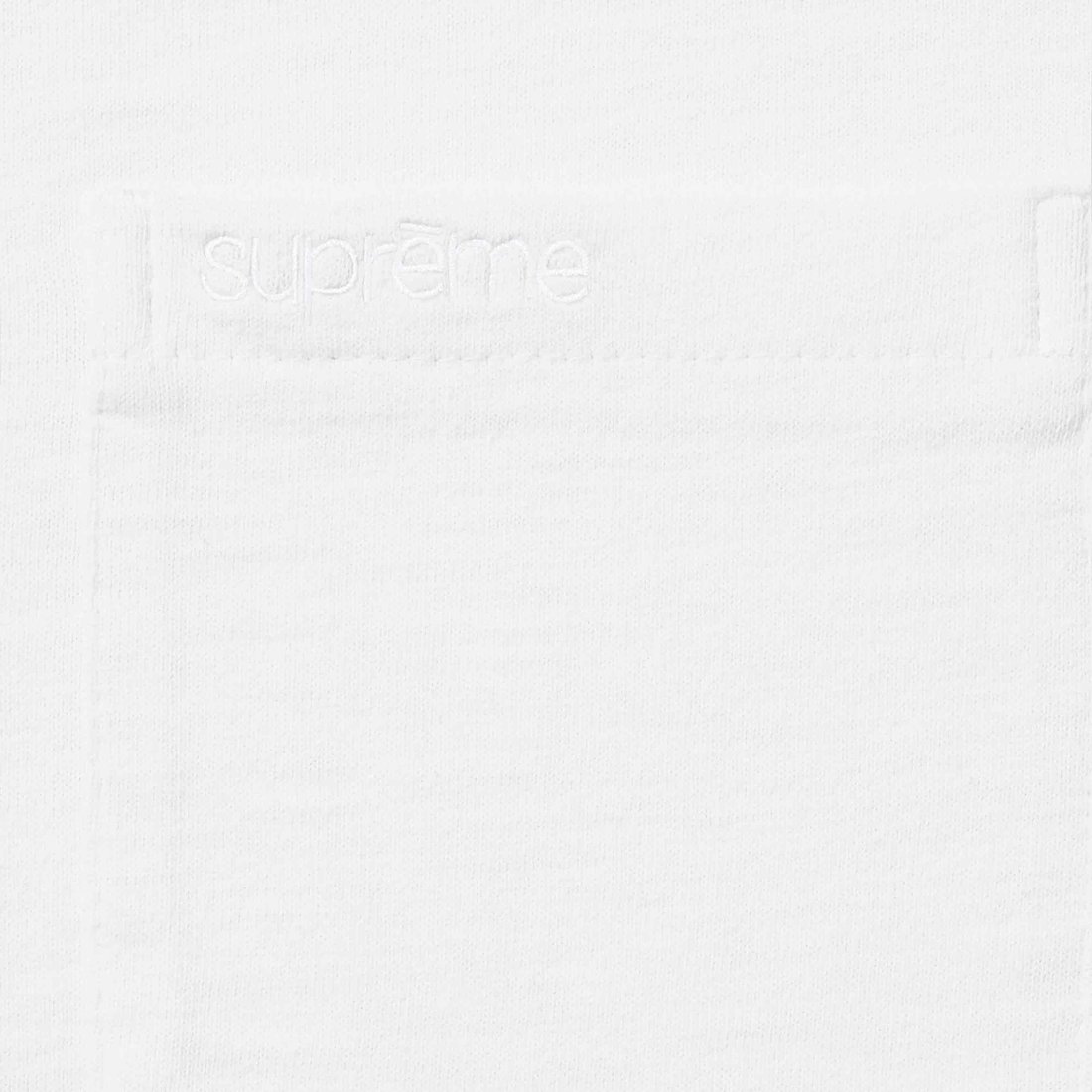 Supreme S S Pocket Tee (SS25) - White - $60